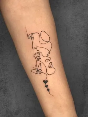 Line Art Overlapping Faces